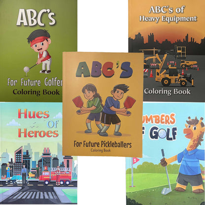 Big Coloring Book Bundle (5 Coloring Books)